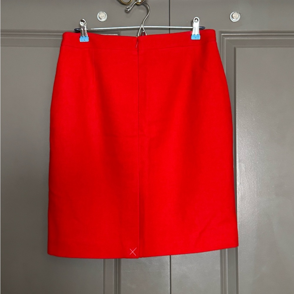 J. Crew Factory Wool Pencil Skirt - Picture 3 of 6